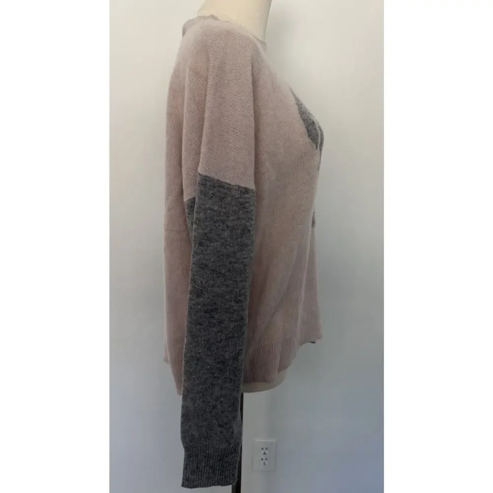 NWT $449 SKULL CASHMERE 🔥 100% cashmere Sweater Grey, Size Medium - Picture 4 of 10